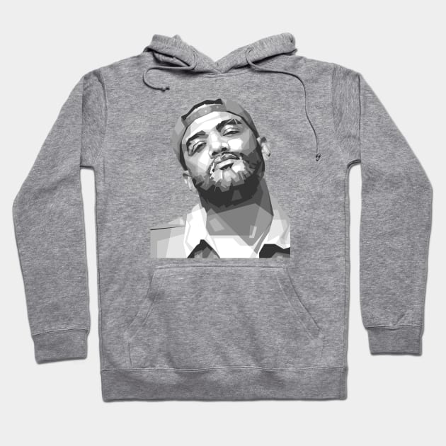 Joyner Lucas Black & White Hoodie by Paradox Studio